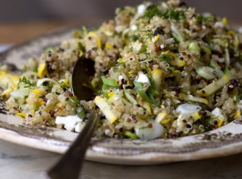 Quinoa with Currants, Dill and Zucchini